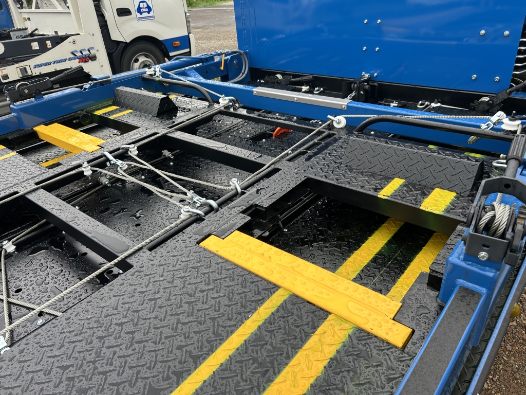 軽自動車積載時の落込み（落込み幅が狭い）