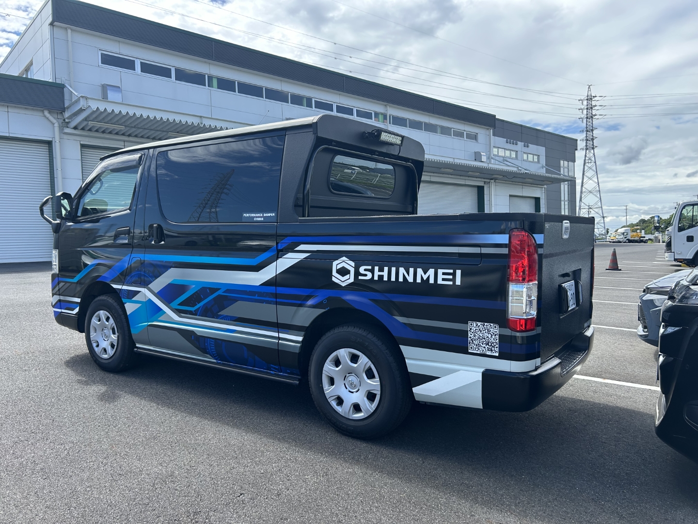 架装には定評がある「新明工業」謹製