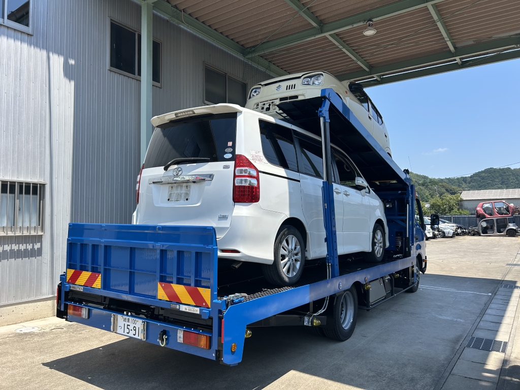 2台目に、ミニバン積載時の様子