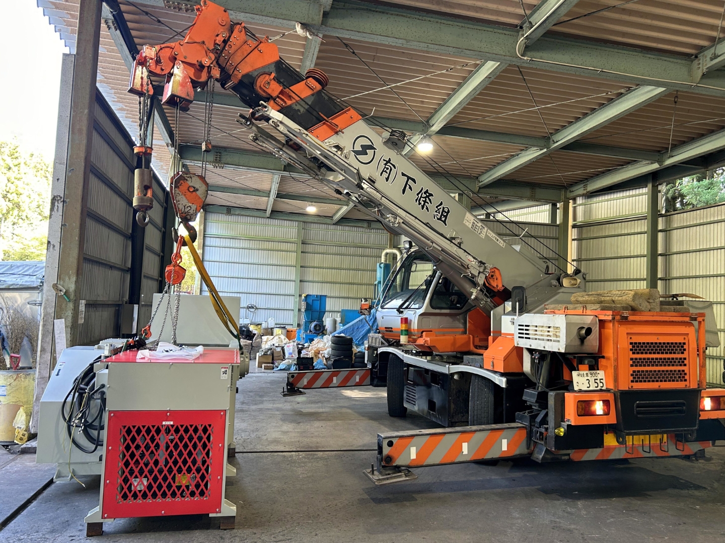 PP破砕機導入の様子